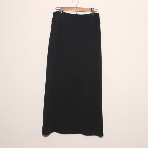 The Territory Ahead Black Wool Maxi Skirt Size 10 - Picture 2 of 6